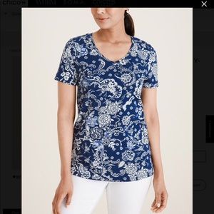 Chico’s paisley shirt